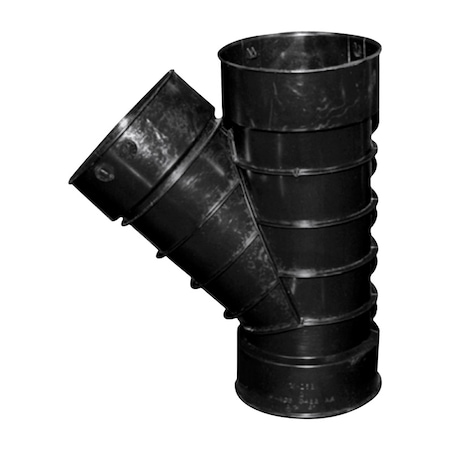 Advanced Drainage Systems Advance Drainage Systems Schedule 40 3 in. Snap X 3 in. D Snap Polyethylene 10 in. Wye 1 pk 0322AA